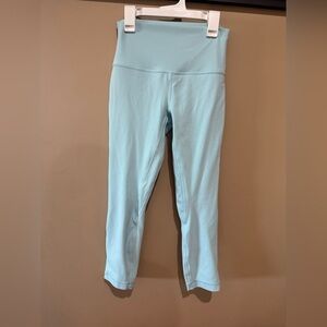 Lululemon Align High-Rise Crop 23” Soft Blue Leggings